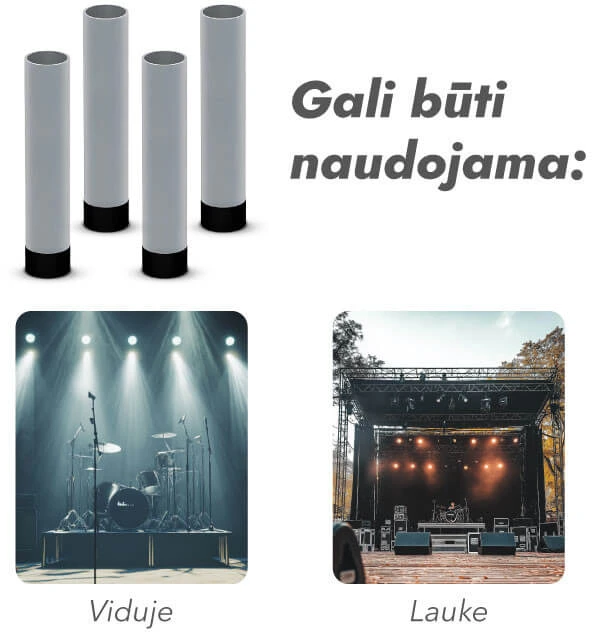Pakylų kojos 40 cm