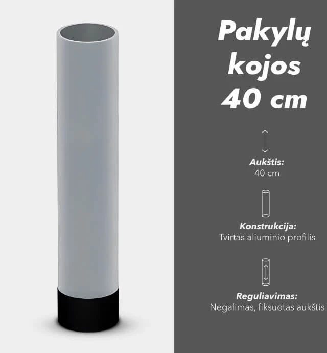 Pakylų kojos 40 cm