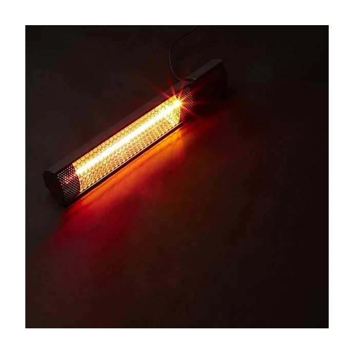 Pastatomas Infraraudonųjų spindulių šildytuvas Heatum H2000R URBAN Juodas su trikoju stovu