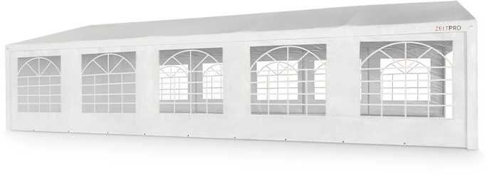 PE Palapinė - Paviljonas Zeltpro 5 x 10 Baltas