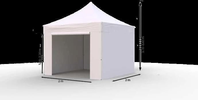 Prekybinė Palapinė 2x2 Balta Zeltpro PROFRAME
