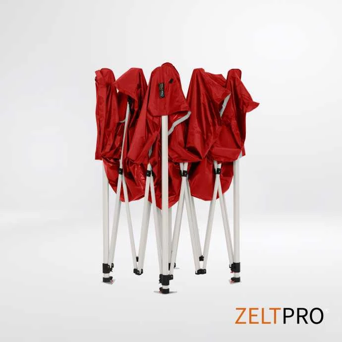 Prekybinė Palapinė 2x2 Raudona Zeltpro PROFRAME