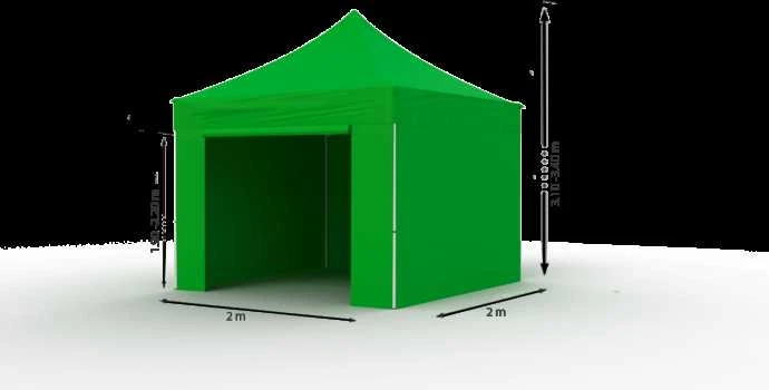 Prekybinė Palapinė 2x2 Žalia Zeltpro PROFRAME