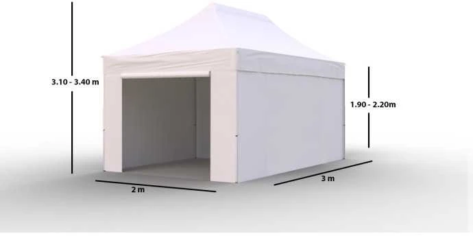 Prekybinė Palapinė 3x2 Balta Zeltpro PROFRAME