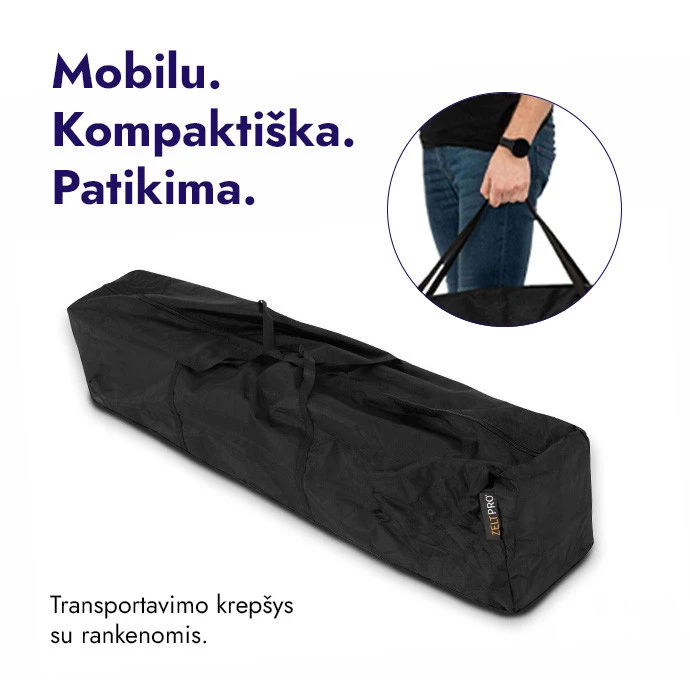 Prekybinė Palapinė 3x3 Raudona Zeltpro PROFRAME