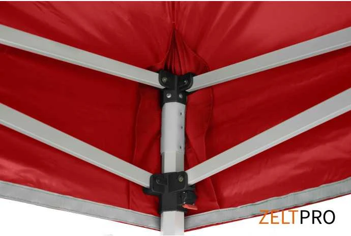 Prekybinė Palapinė 3x3 Raudona Zeltpro PROFRAME