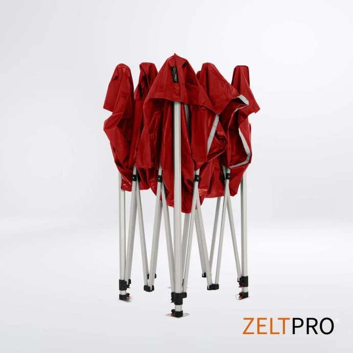 Prekybinė Palapinė 3x3 Raudona Zeltpro TITAN
