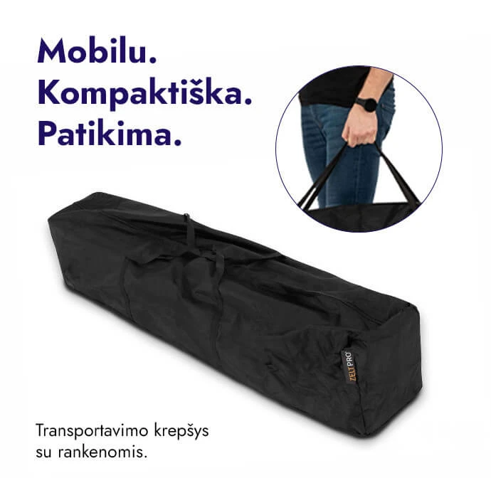 Prekybinė Palapinė 3x3 Žalia Zeltpro PROFRAME