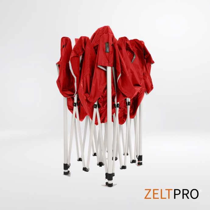 Prekybinė Palapinė 3x4,5 Raudona Zeltpro PROFRAME