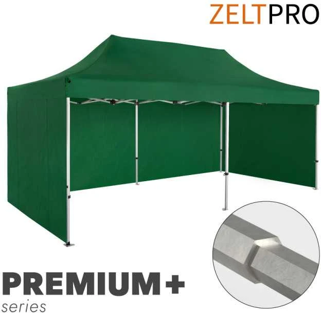 Prekybinė Palapinė 3x6 Žalia Zeltpro PREMIUM+