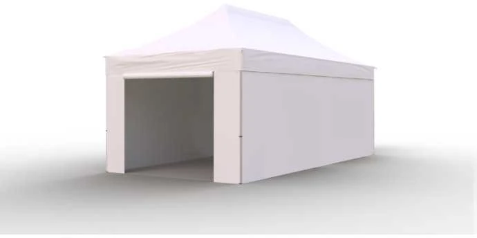 Prekybinė Palapinė 4x6 Balta Zeltpro PREMIUM+ su 4 sienomis, krepšiu
