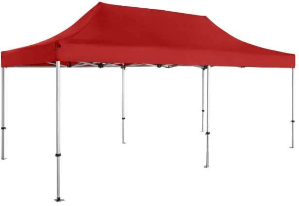 Prekybinė Palapinė 4x6 Raudona Zeltpro PREMIUM+ su 4 sienomis, krepšiu