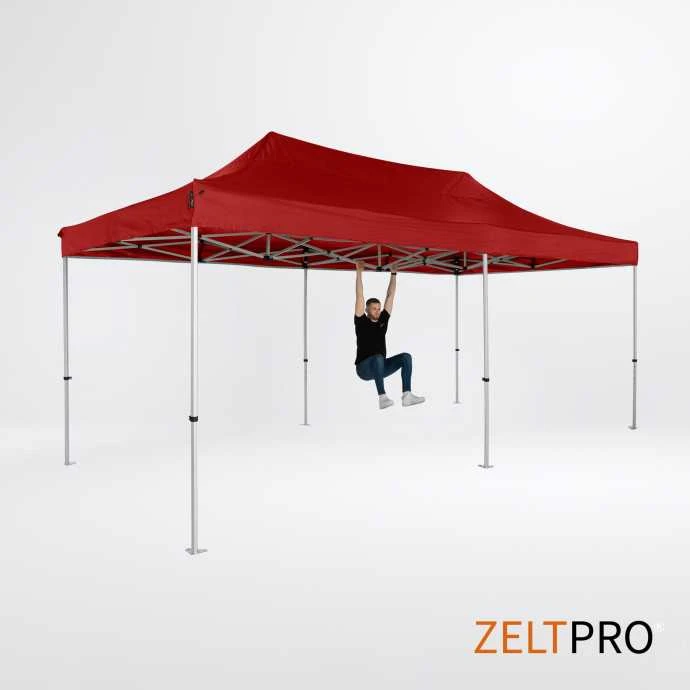 Prekybinė Palapinė 4x8 Raudona Zeltpro TITAN