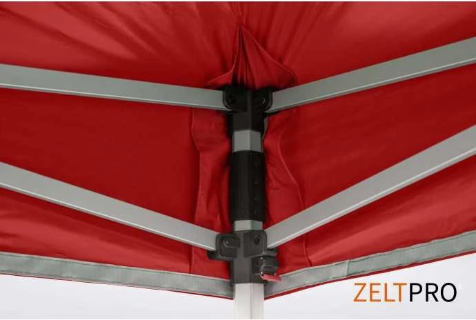 Prekybinė Palapinė 4x8 Raudona Zeltpro TITAN
