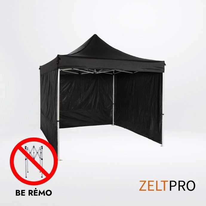 Prekybinės palapinės stogas ir sienos (4 vnt.) komplektas 2x2 Juoda Zeltpro PROFRAME