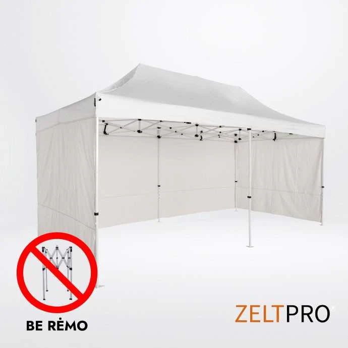 Prekybinės palapinės stogas ir sienos (4 vnt.) komplektas 3x6 Balta Zeltpro PROFRAME