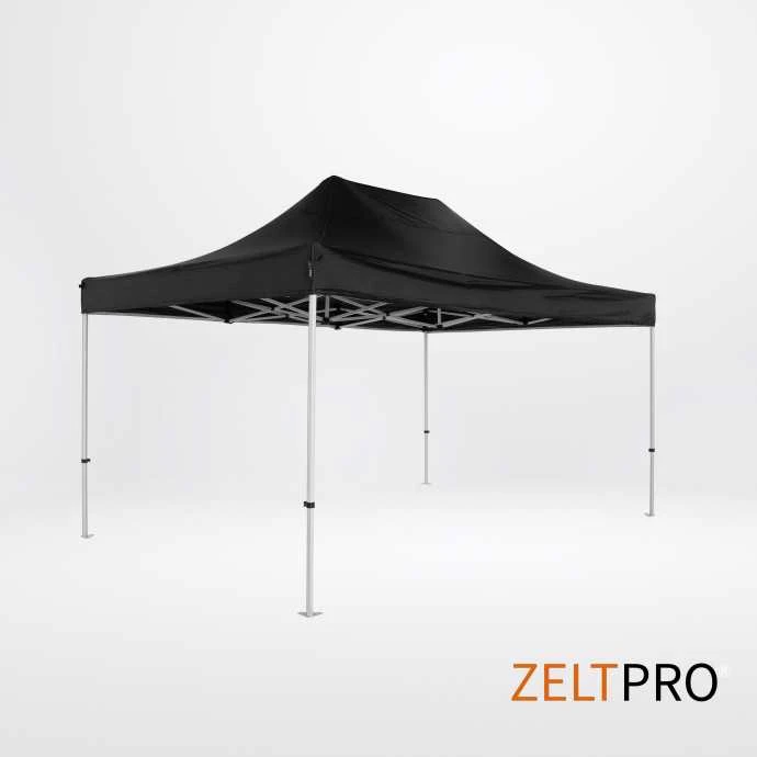 Prekybinės palapinės stogas ir sienos (4 vnt.) komplektas 3x4,5 Juoda Zeltpro TITAN