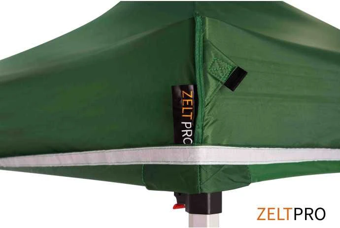 Prekybinės palapinės stogas ir sienos (4 vnt.) komplektas 3x4,5 Žalia Zeltpro TITAN