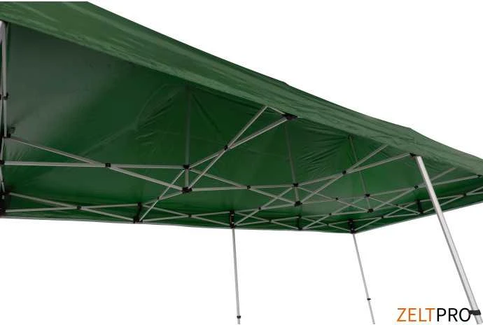 Prekybinės palapinės stogas ir sienos (4 vnt.) komplektas 3x6 Žalia Zeltpro TITAN
