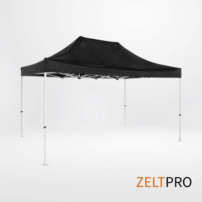 Prekybinės palapinės stogas ir sienos (4 vnt.) komplektas 3x2 Juoda Zeltpro PROFRAME