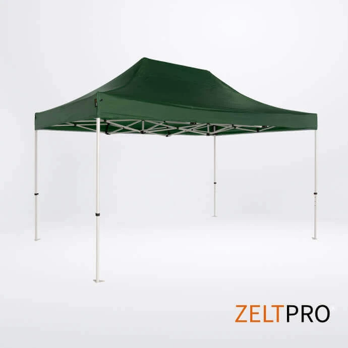 Prekybinės palapinės stogas ir sienos (4 vnt.) komplektas 3x2 Žalia Zeltpro PROFRAME