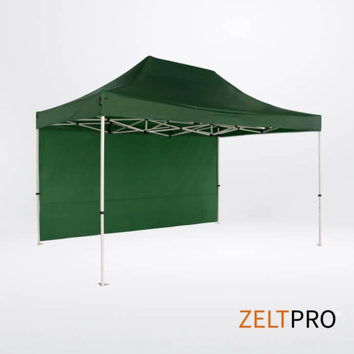 Prekybinės palapinės stogas ir sienos (4 vnt.) komplektas 3x2 Žalia Zeltpro PROFRAME