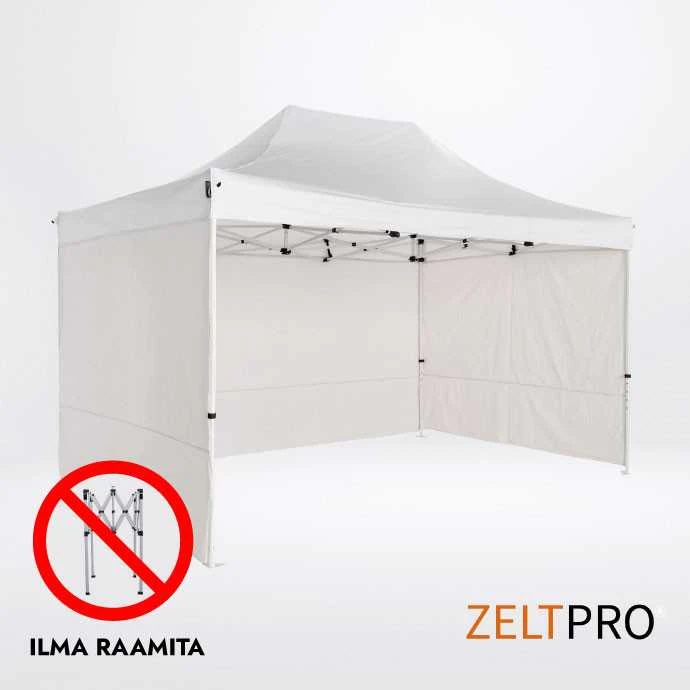 Prekybinės palapinės stogas ir sienos (4 vnt.) komplektas 3x2 Balta Zeltpro PROFRAME