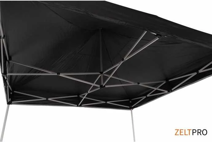 Prekybinės palapinės stogas ir sienos (4 vnt.) komplektas 3x4,5 Juoda Zeltpro TITAN