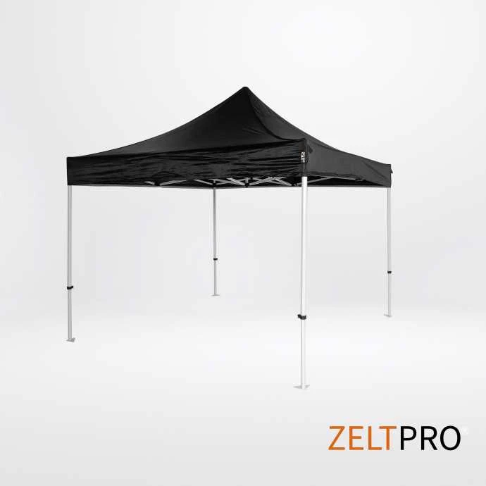 Prekybinės palapinės stogas ir sienos (4 vnt.) komplektas 2x2 Juoda Zeltpro PROFRAME