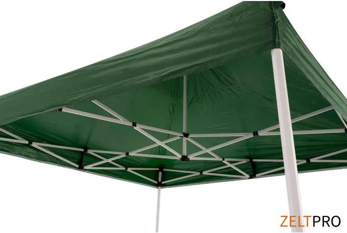 Prekybinės palapinės stogas ir sienos (4 vnt.) komplektas 2x2 Žalia Zeltpro PROFRAME