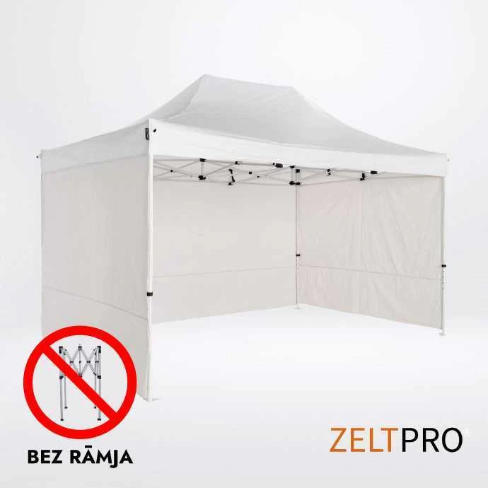 Prekybinės palapinės stogas ir sienos (4 vnt.) komplektas 3x2 Balta Zeltpro PROFRAME