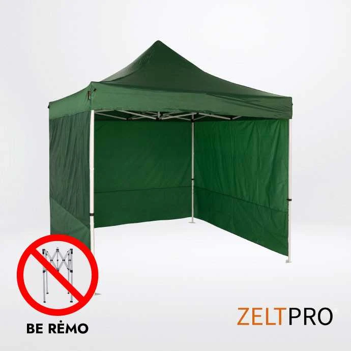 Prekybinės palapinės stogas ir sienos (4 vnt.) komplektas 2x2 Žalia Zeltpro PROFRAME