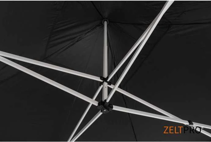 Prekybinės palapinės stogas ir sienos (4 vnt.) komplektas 3x2 Juoda Zeltpro PROFRAME