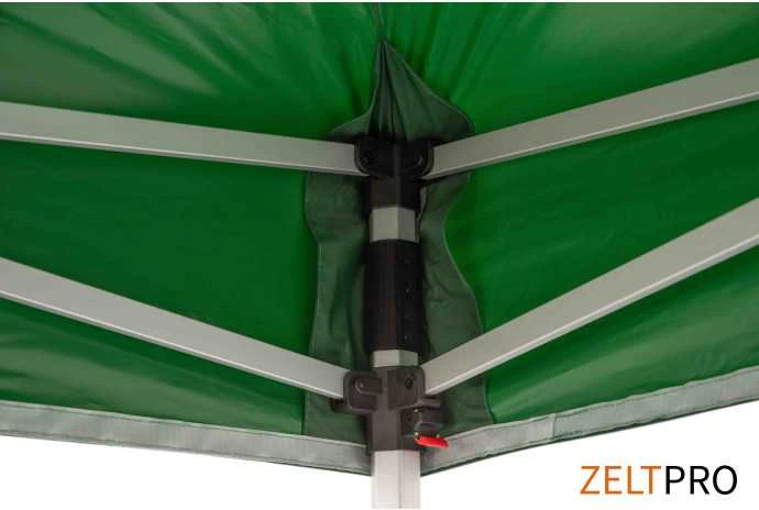 Prekybinės palapinės stogas ir sienos (4 vnt.) komplektas 3x6 Žalia Zeltpro TITAN
