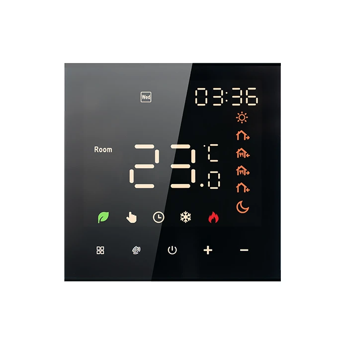 Programuojamas termostatas (Termoreguliatorius) Juodas ME82H(LED)