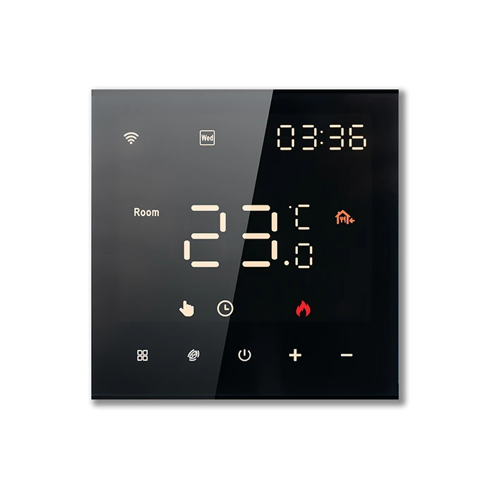 Programuojamas termostatas (Termoreguliatorius) Juodas ME82H(LED) WIFI