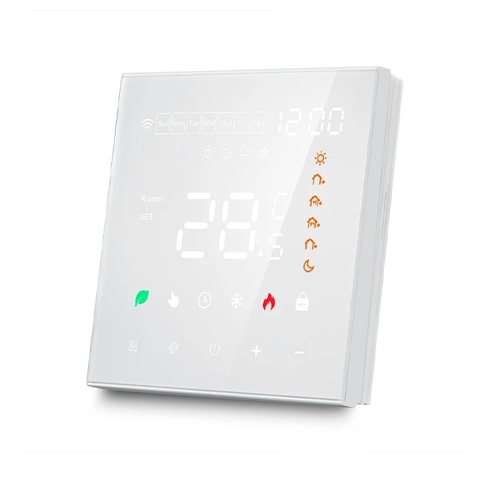 Programuojamas termostatas (Termoreguliatorius) Baltas ME82H(LED) WIFI