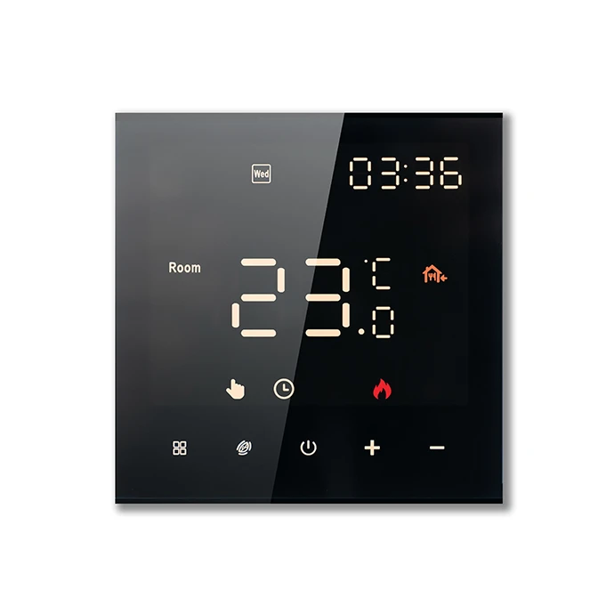Programuojamas termostatas (Termoreguliatorius) Juodas ME82H(LED)