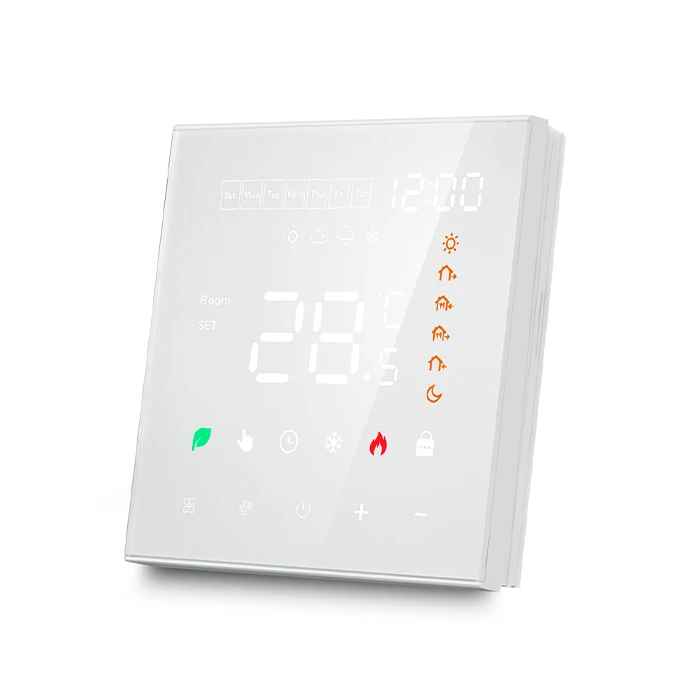 Programuojamas termostatas(Termoreguliatorius) Baltas ME82H(LED)