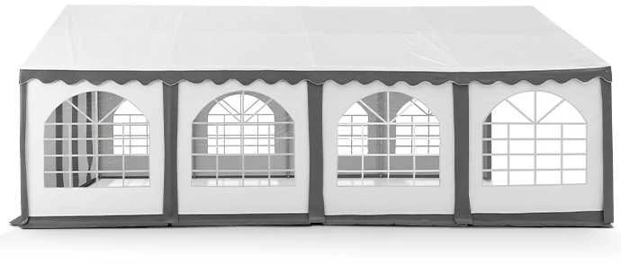 PVC Palapinė - Paviljonas Zeltpro 4 x 8 Baltas/Pilkas