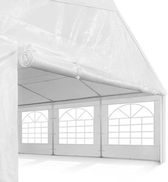 PVC Palapinė - Paviljonas Zeltpro 6 x 12 Baltas