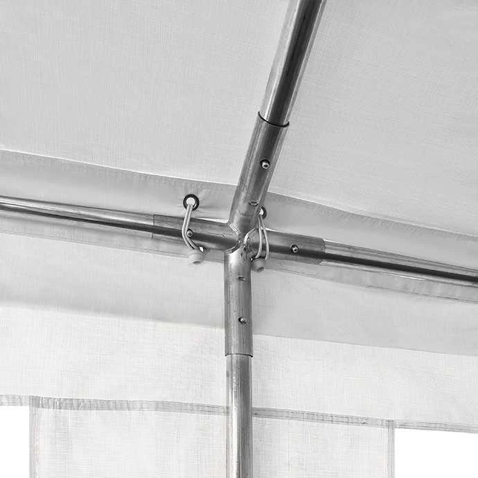 PVC Palapinė - Paviljonas Zeltpro 6 x 12 Baltas