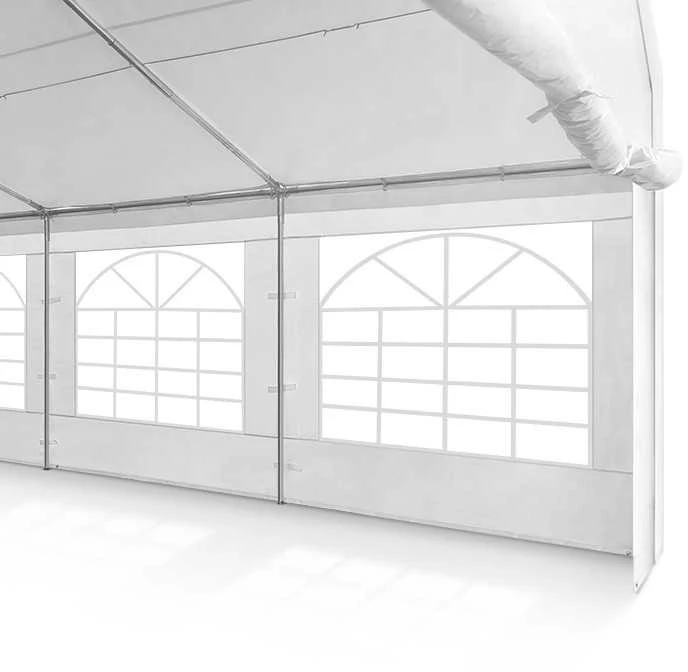 PVC Palapinė - Paviljonas Zeltpro 6 x 12 Baltas
