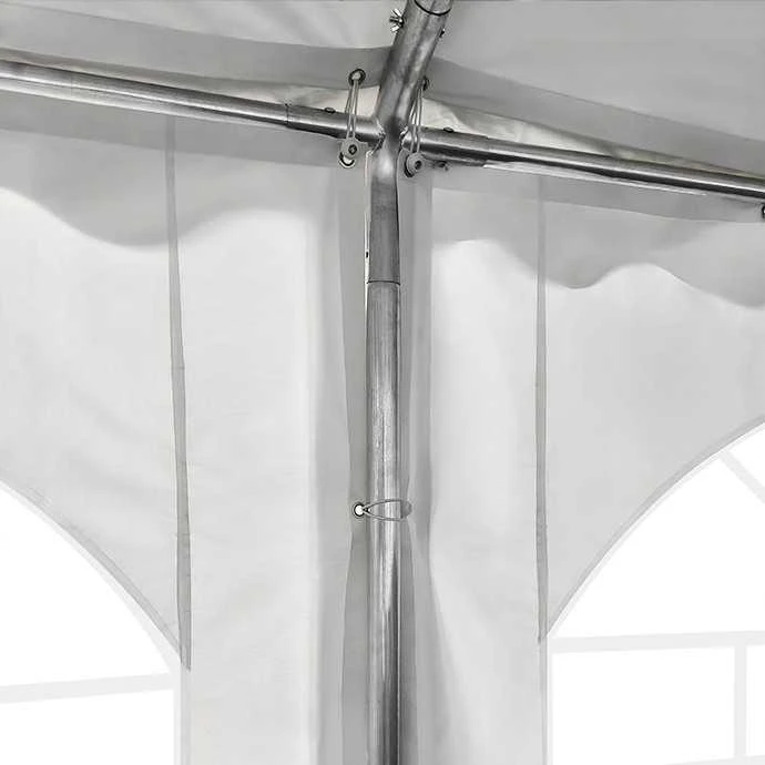 PVC Palapinė - Paviljonas Zeltpro 6 x 12 Baltas