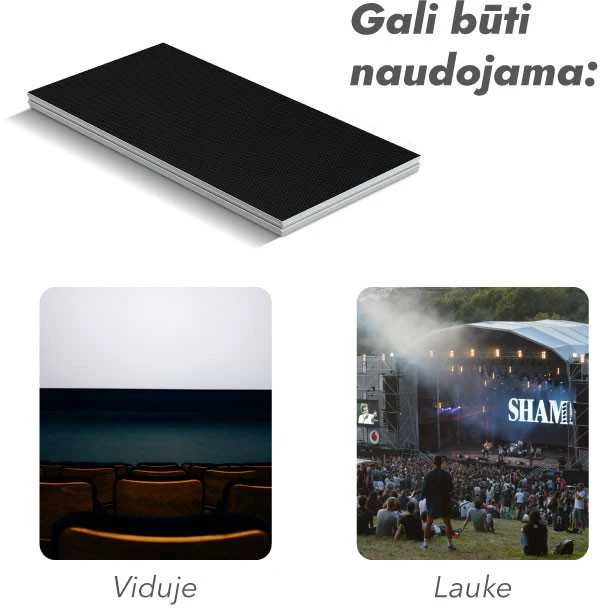 Scenos pakyla 2x1 m
