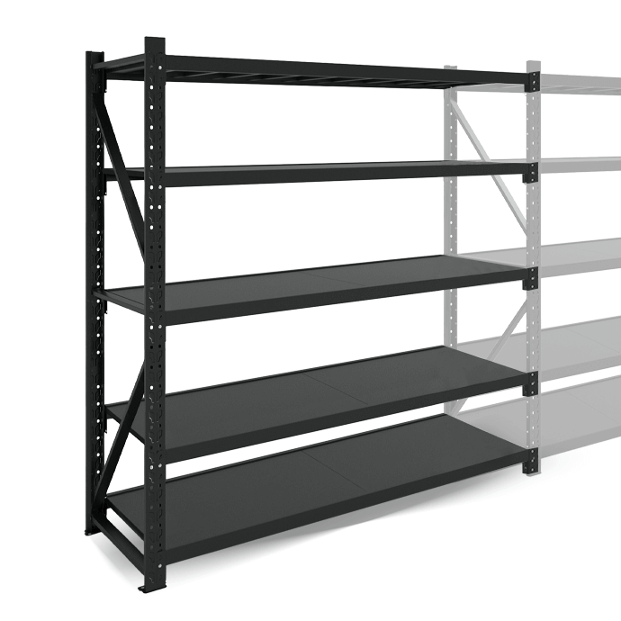 Stelažas 2000x1500x500 penkių lentynų Rehalt Systems prijungiama dalis