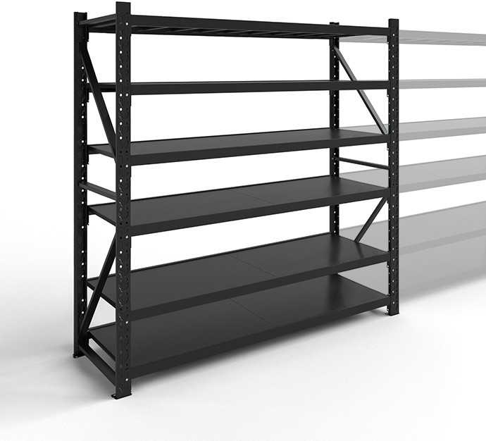 Stelažas 2500x1500x500 šešių lentynų Rehalt Systems bazinė dalis