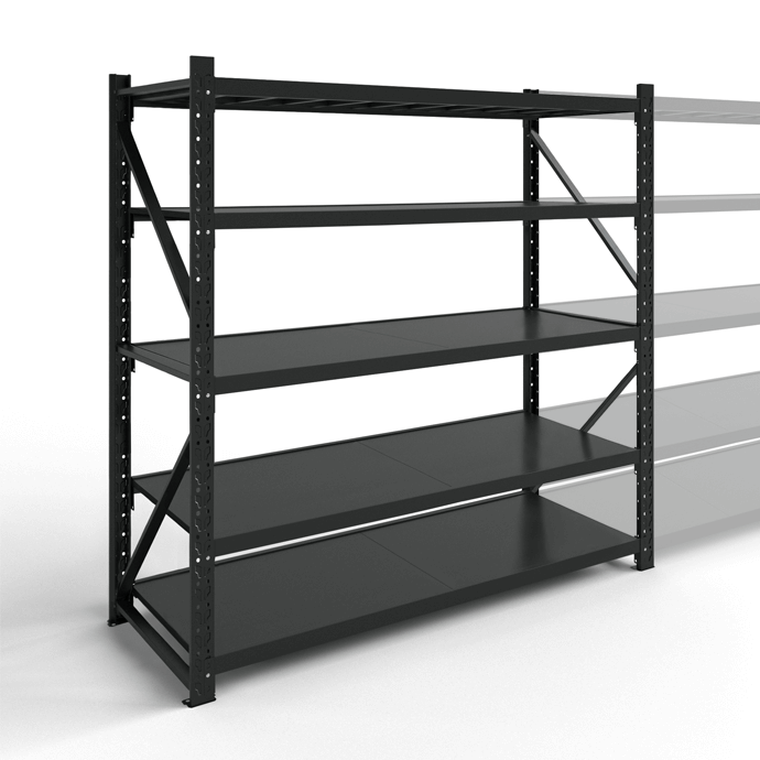 Stelažas 2500x1500x600 penkių lentynų Rehalt Systems bazinė dalis