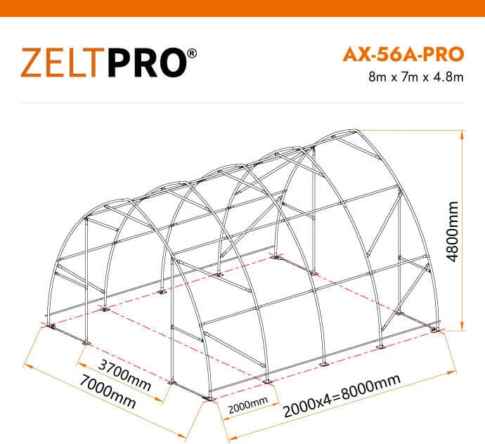 Tentinis angaras Zeltpro AX-56A-PRO Series