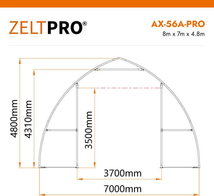 Tentinis angaras Zeltpro AX-56A-PRO Series